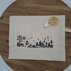Küchenhandtuch Winterlandschaft 