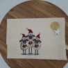Küchenhandtuch Schafe Weihnachten 