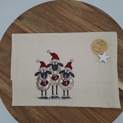 Küchenhandtuch Schafe Weihnachten 