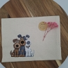 Küchenhandtuch Hunde