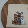 Küchenhandtuch Hunde