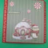 Aufstellkarte, Grußkarte zu Weihnachten,  Weihnachtskarte 