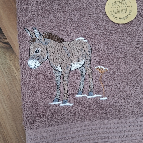 Gästehandtuch Esel