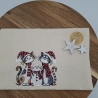 Küchenhandtuch Geschirrtuch Katze Weihnachten 