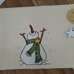 Küchenhandtuch Schneemann 