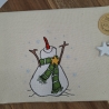 Küchenhandtuch Schneemann 