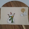 Küchenhandtuch Schneemann 