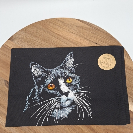 Küchenhandtuch Geschirrtuch Katze 