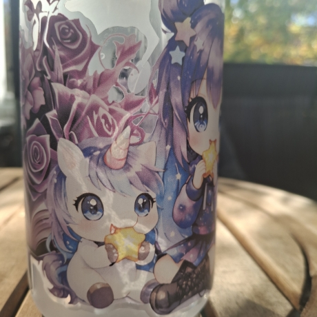 Becher mit Trinkhalm, Geburtstag, Nikolaus, Weihnachten 