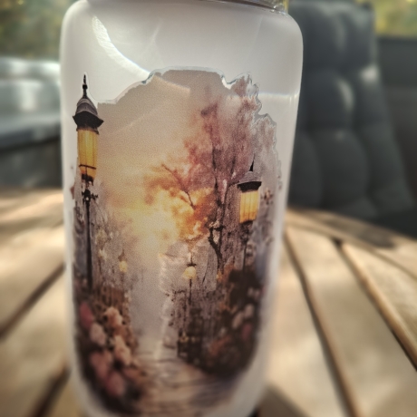 Becher mit Trinkhalm, Geburtstag, Nikolaus, Weihnachten 