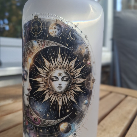 Becher mit Trinkhalm, Geburtstag, Nikolaus, Weihnachten 