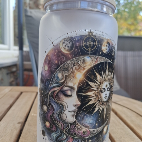 Becher mit Trinkhalm, Geburtstag, Nikolaus, Weihnachten 