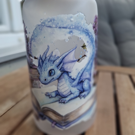Becher mit Trinkhalm, Geburtstag, Nikolaus, Weihnachten 
