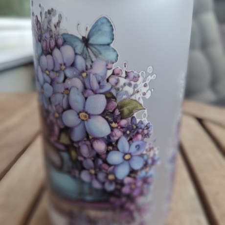 Becher mit Trinkhalm, Geburtstag, Nikolaus, Weihnachten 