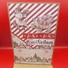 Grußkarte zu Weihnachten,  Weihnachtskarte,  Karte, handarbeit