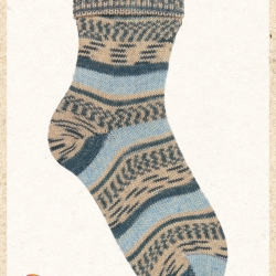 Opal Regenwald 20, 4-fädige Sockenwolle, Farbe 2034 Lilly - Das 