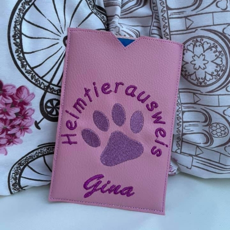 Impfpasshülle Tiere + Tatzen Einzel + Schlüsselanhänger