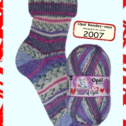 Meisterwerke - Best of Opal, 4-fädige Sockenwolle, Farbe 2066