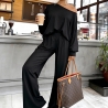 Oversize Anzug Jogger wide leg Hose off shoulder Bluse XS/S & M/L