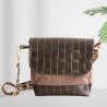 Umhängetasche/braun/Handtasche/crossbbody bag Damen/beige Tasche