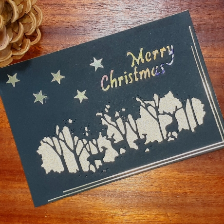Weihnachtskarte frohe Weihnachten Festtag-Karte Merry Christmas