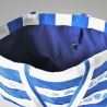 große Strandtasche -blau weiß gestreifte Badetasche Damen-maritim