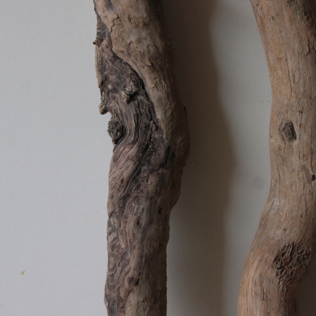 Treibholz Schwemmholz Driftwood 2 XL  Hölzer 65  cm 