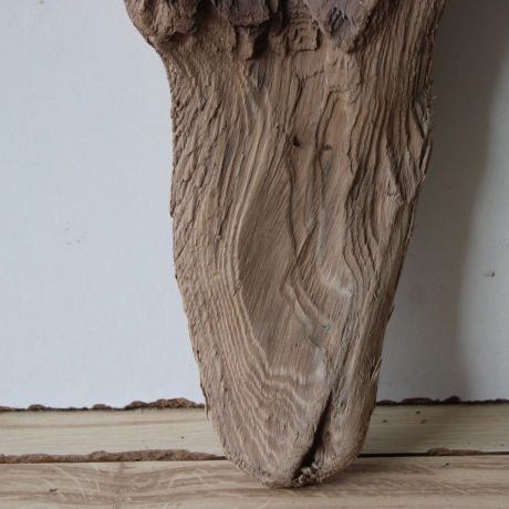 Treibholz Schwemmholz Driftwood 1 knorrige  Skulptur  49  cm 