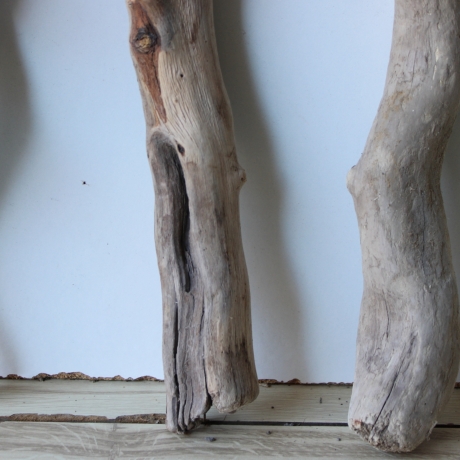Treibholz Schwemmholz Driftwood 3 Hölzer 45-50 cm 