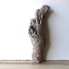 Treibholz Schwemmholz Driftwood 1 knorrige Skulptur  40 cm 
