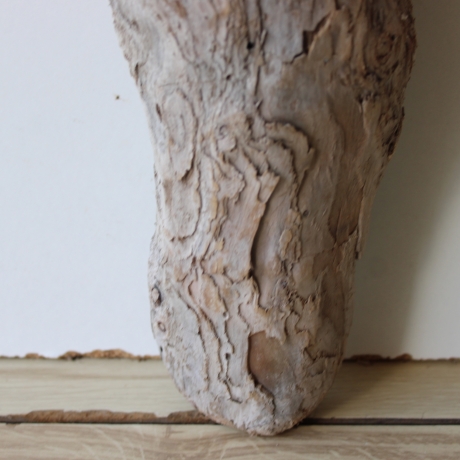 Treibholz Schwemmholz Driftwood 1 knorrige Skulptur  40 cm 