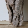 Treibholz Schwemmholz Driftwood 1 knorrige Skulptur  40 cm 