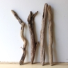 Treibholz Schwemmholz Driftwood 4 Hölzer 55-63 cm 