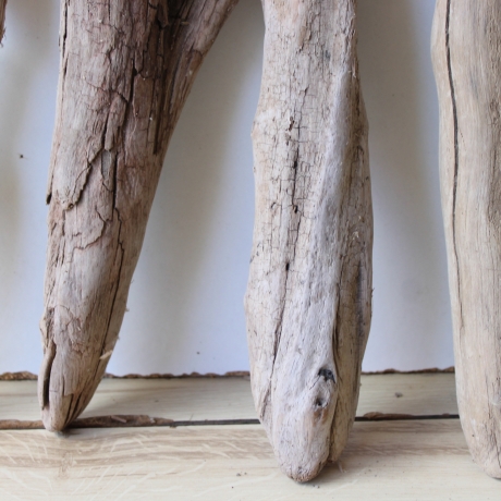 Treibholz Schwemmholz Driftwood 4 Hölzer 55-63 cm 