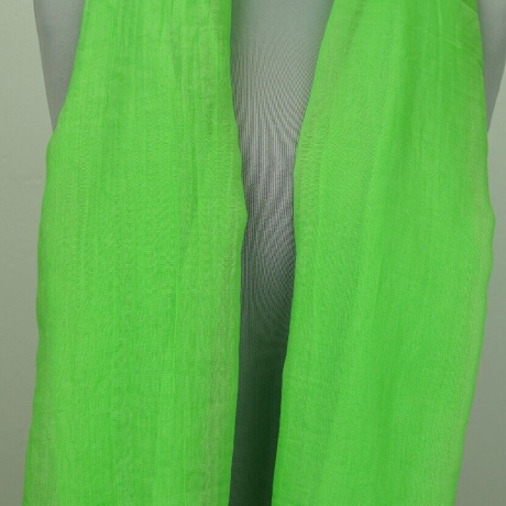 Sommer-Seidenschal 150 g leicht, grass-grün, 180x95 cm