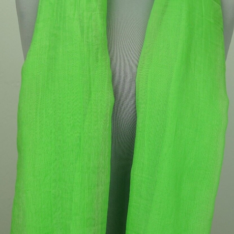 Sommer-Seidenschal 150 g leicht, grass-grün, 180x95 cm