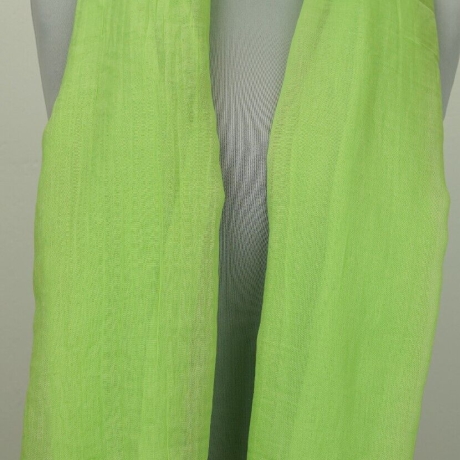 Sommer-Seidenschal 150 g leicht, hell-grün, 180 x 95 cm