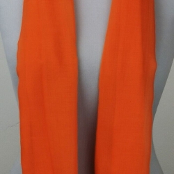 Sommer-Seidenschal 150 g leicht, orange, 180 x 95 cm