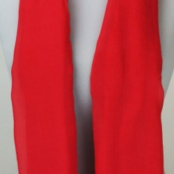 Sommer-Seidenschal 150 g leicht, rot, 180 x 95 cm