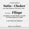 Choker mit einer edlen Fliege / Schleife aus Satin