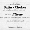 Choker mit einer edlen Fliege / Schleife aus Satin