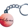 Liebesspruch Schlüsselanhänger 25 mm Kette