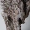 Treibholz Schwemmholz Driftwood 1 knorrige  XL Skulptur  55 cm 