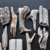 Treibholz Schwemmholz Driftwood 27  größere Minis  6 cm-19 cm *S*