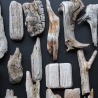 Treibholz Schwemmholz Driftwood 27  größere Minis  6 cm-19 cm *S*