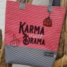 Ferberline Stickdatei Applikation Karma statt Drama ab 10x10