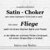 Choker mit einer edlen Fliege / Schleife aus Satin