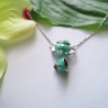 Halskette aus 925 er Sterling Silber, Teeschmuck -Tasse, Teekanne