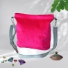 Cord Tasche/ Umhängetasche/pink/Schultertasche/Damen/Hamsa