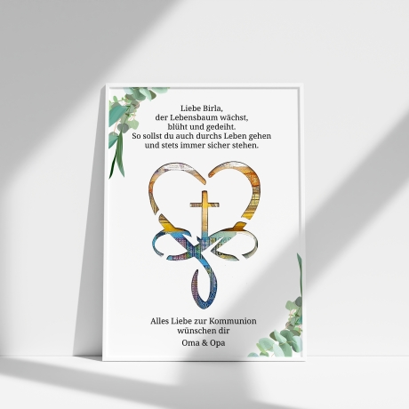 Personalisiertes Kommunion Geschenk für Jungen und Mädchen